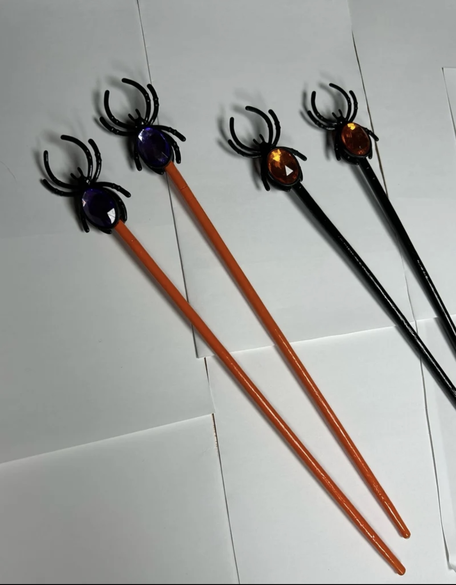 Decorative Halloween Spider Chopsticks - Hair Accessory/Keepsake - Image 6