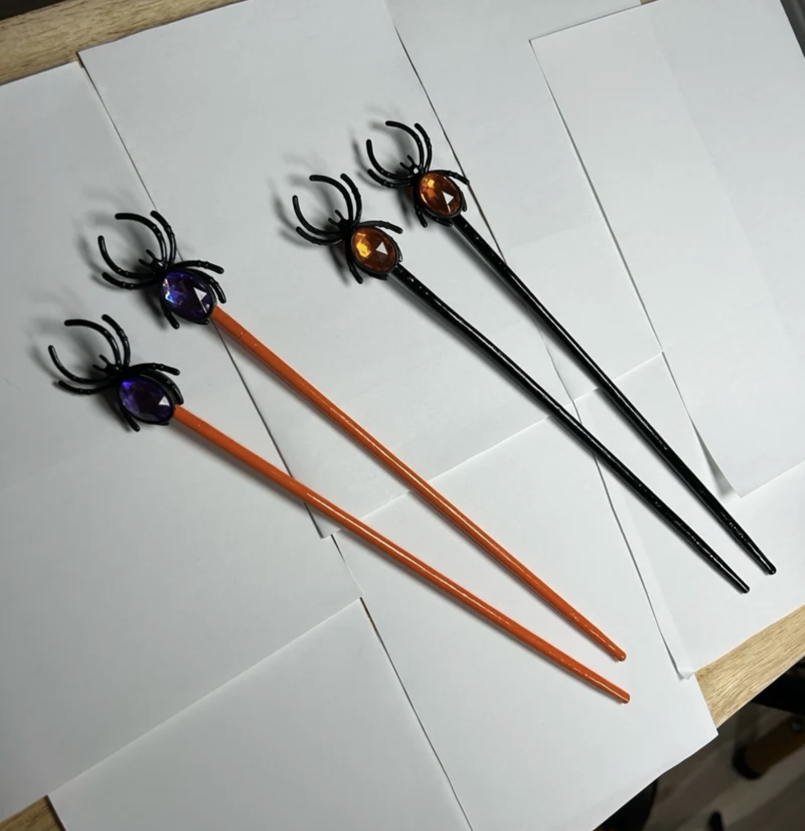 Decorative Halloween Spider Chopsticks - Hair Accessory/Keepsake - Image 10