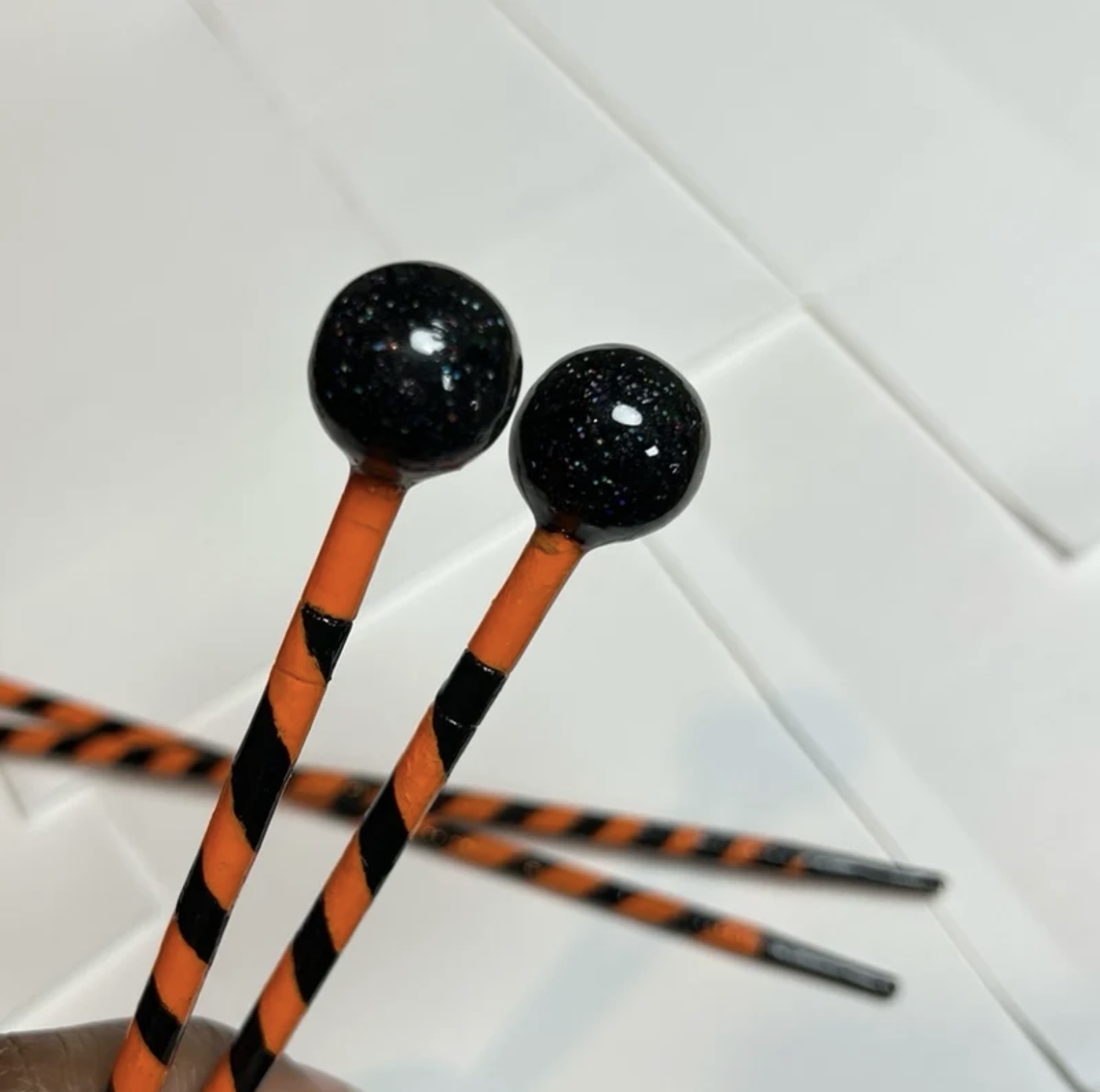 Decorative Halloween BlowPop Chopsticks - Hair Accessory/Keepsake - Image 6