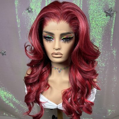 KANDI - 13x7 HD Swiss Lace Frontal HUMAN HAIR BLEND Wig