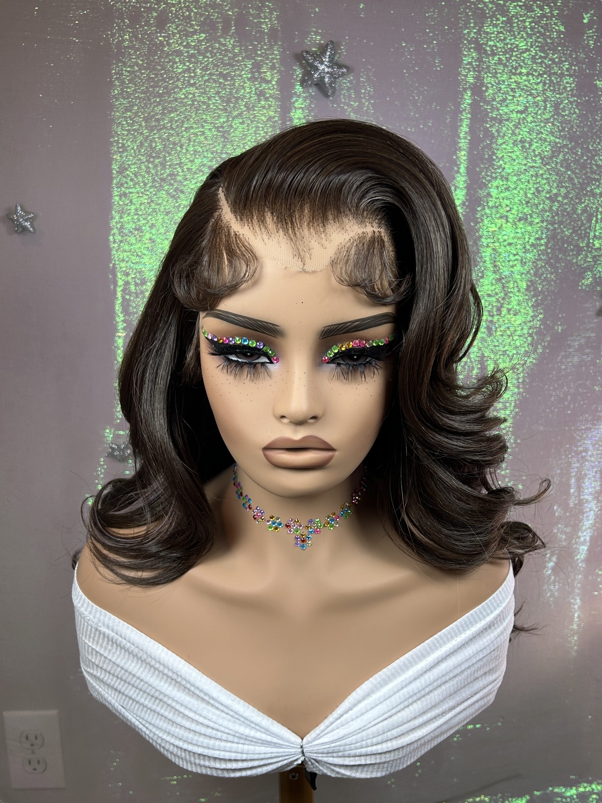 PAISLEY – 13x6 HD HUMAN HAIR BLEND Lace Front Wig (Realistic Pluck) - Image 8