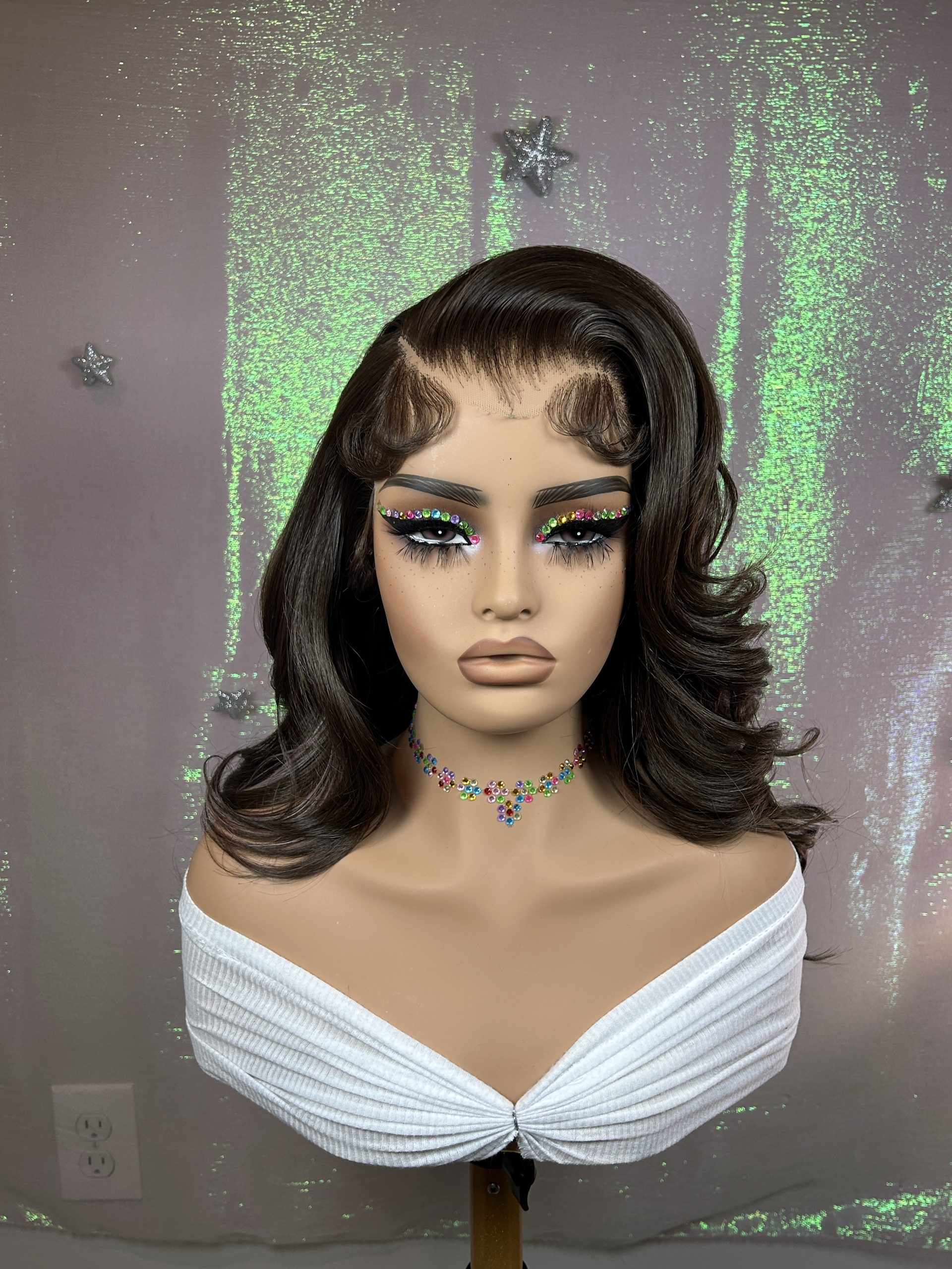 PAISLEY – 13x6 HD HUMAN HAIR BLEND Lace Front Wig (Realistic Pluck) - Image 7