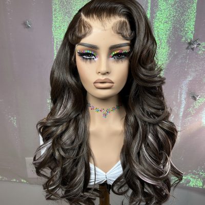 PAISLEY – 13x6 HD HUMAN HAIR BLEND Lace Front Wig (Realistic Pluck)