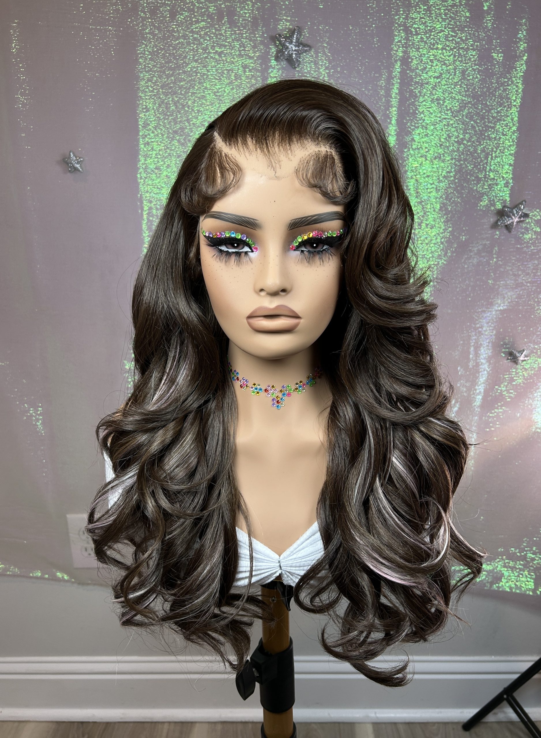 PAISLEY – 13x6 HD HUMAN HAIR BLEND Lace Front Wig (Realistic Pluck)