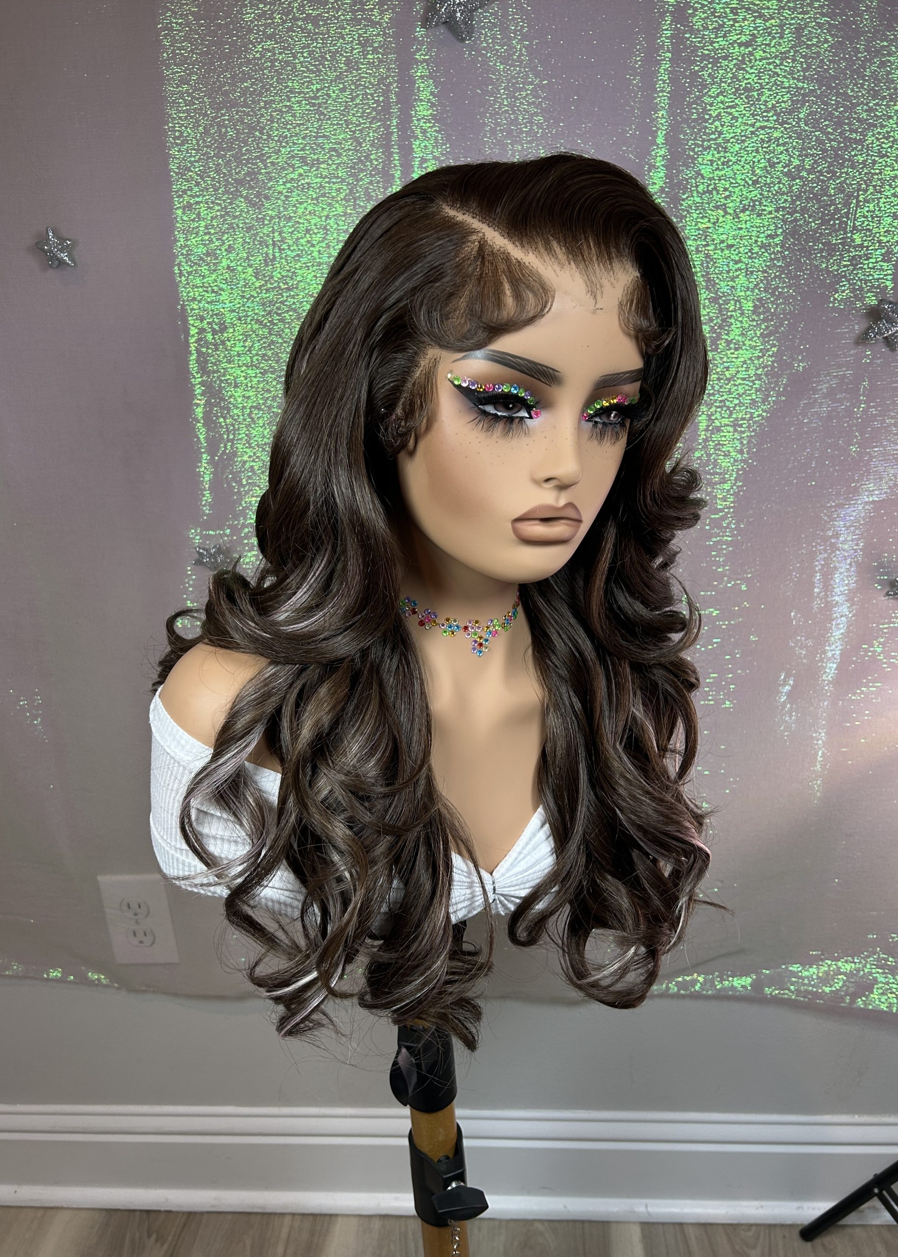 PAISLEY – 13x6 HD HUMAN HAIR BLEND Lace Front Wig (Realistic Pluck) - Image 10